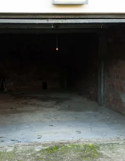 Garaje vacío antes de la reforma